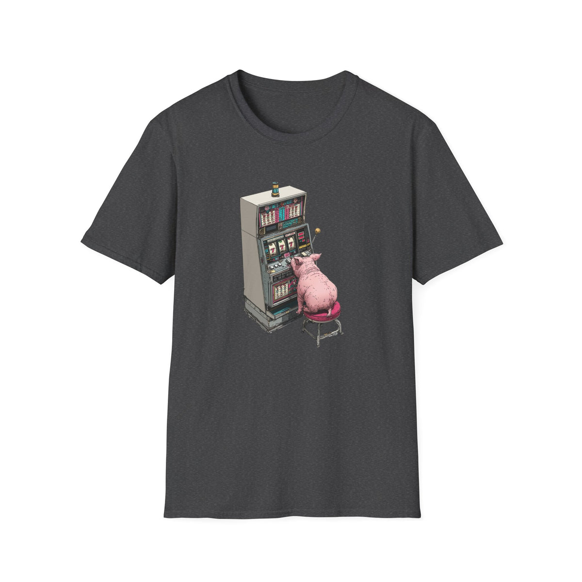 Little Pig at a Slot Machine T-Shirt
