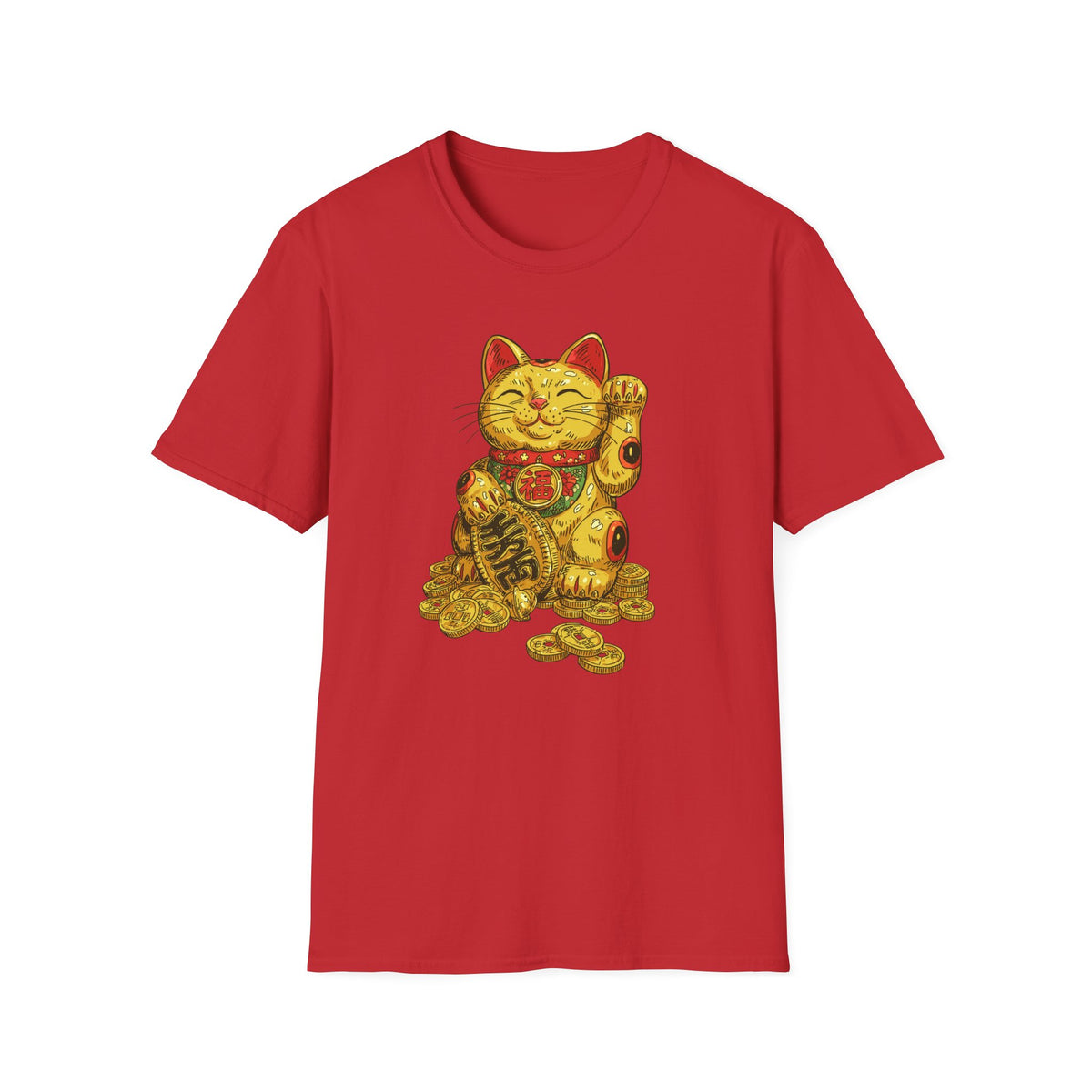 Golden Lucky Cat T-Shirt