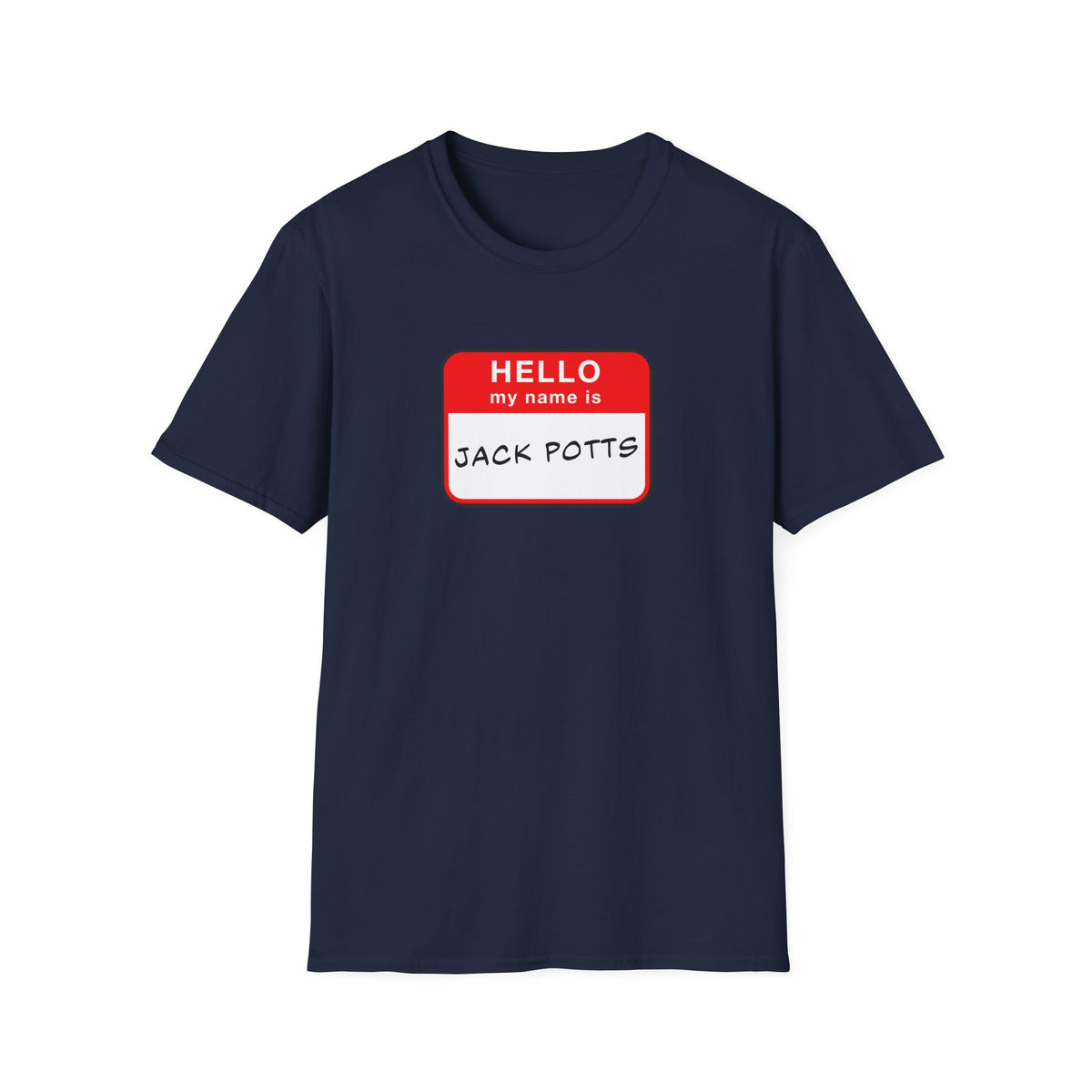 Jack Potts Name Tag T-Shirt