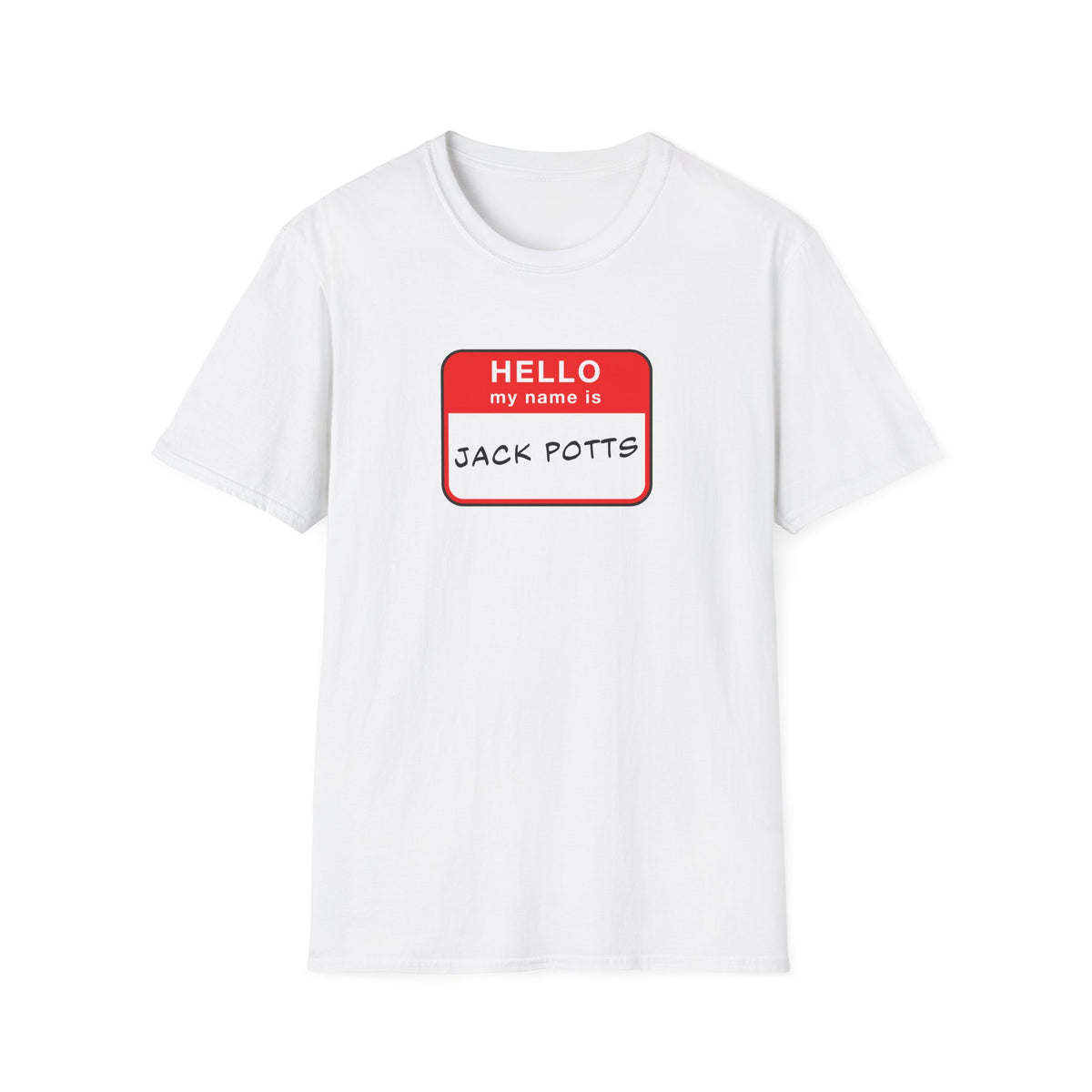 Jack Potts Name Tag T-Shirt
