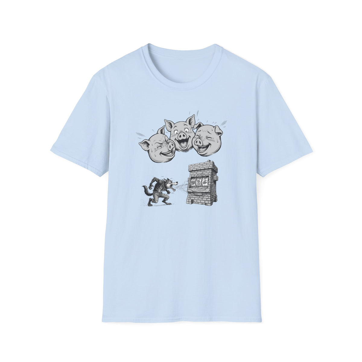 Laughing Pigs Graphic T-Shirt