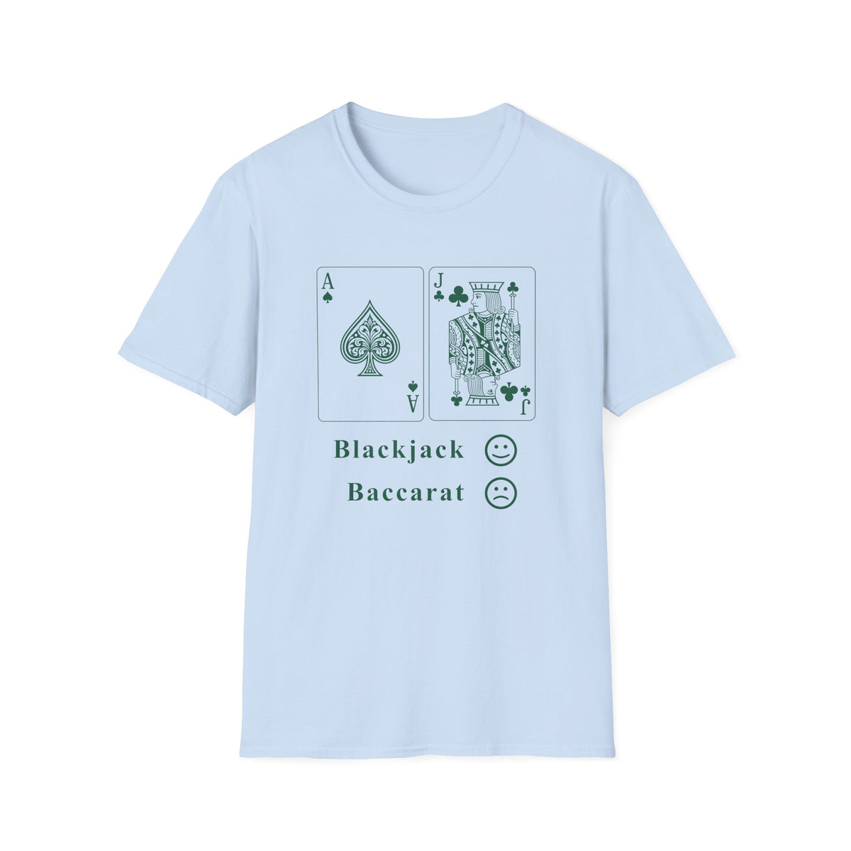 Blackjack vs Baccarat T-Shirt