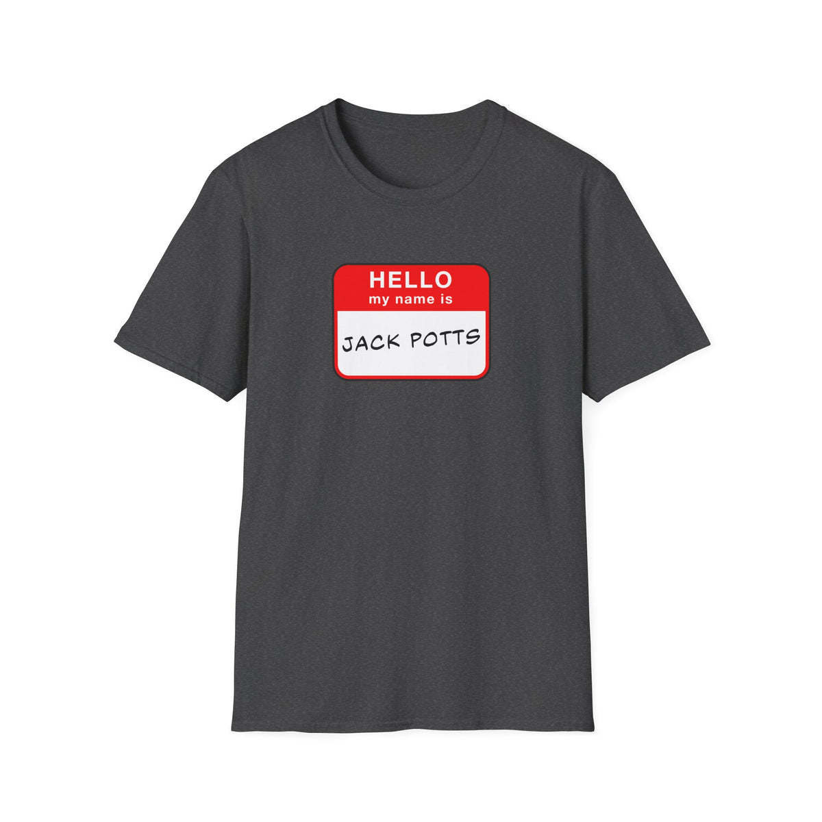 Jack Potts Name Tag T-Shirt
