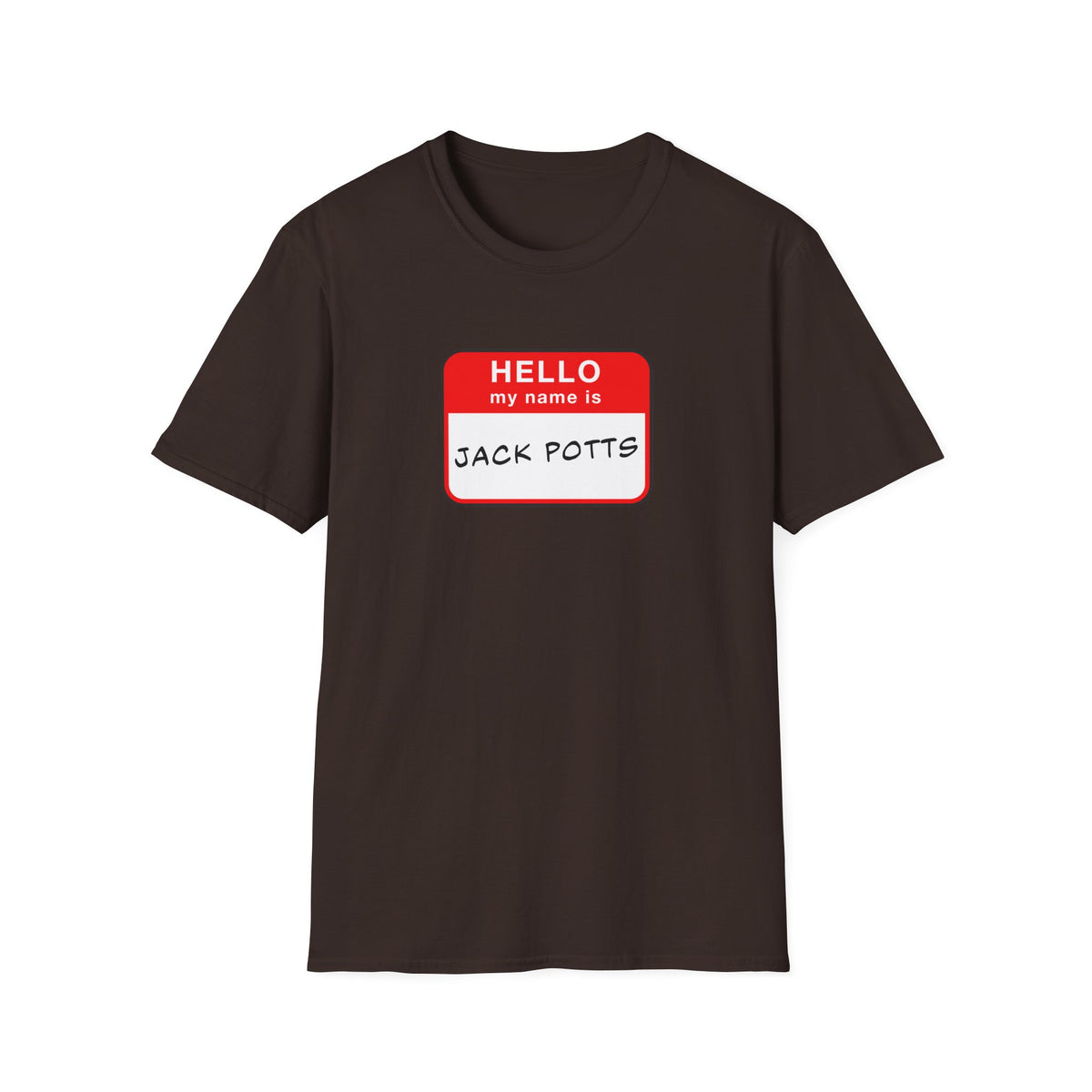 Jack Potts Name Tag T-Shirt