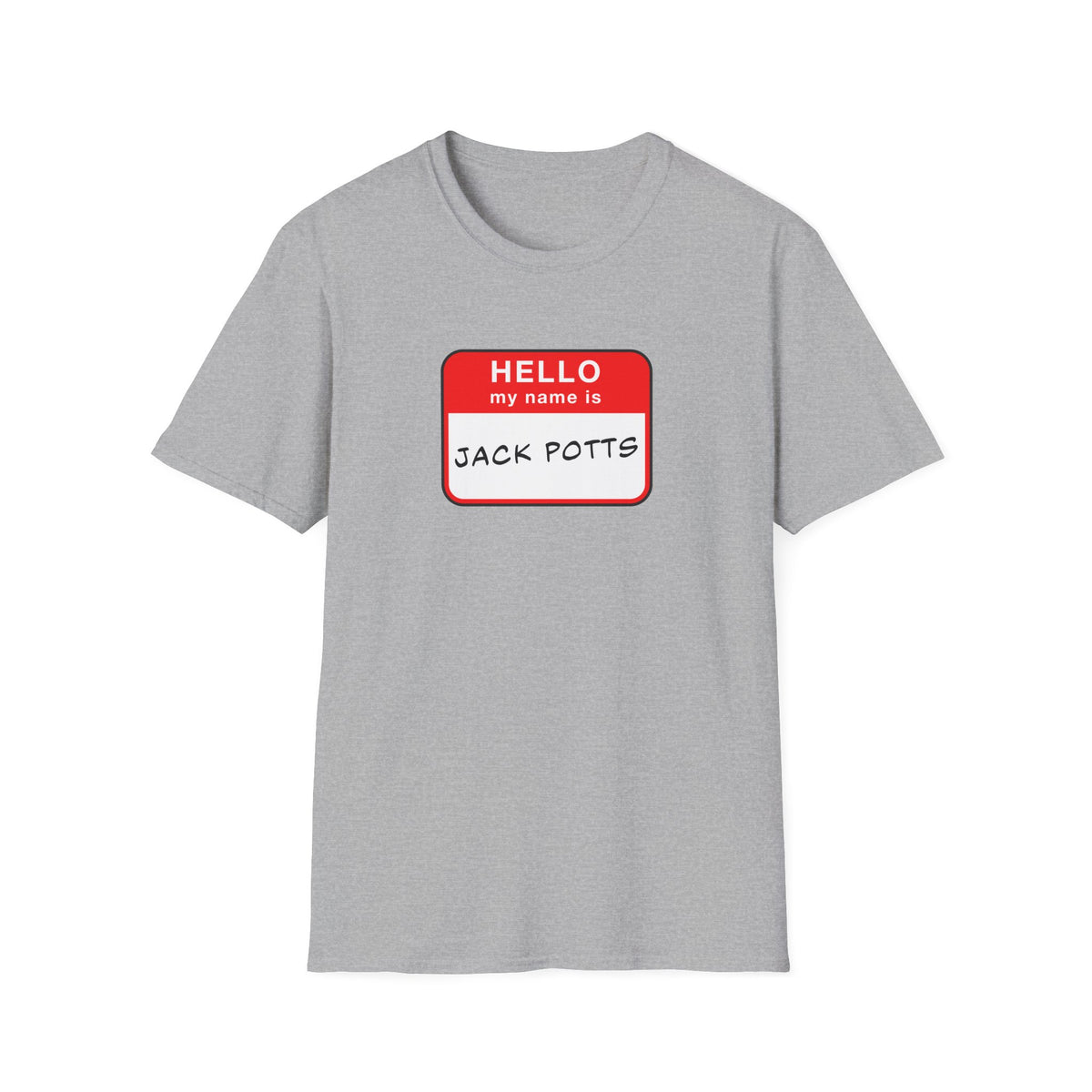 Jack Potts Name Tag T-Shirt