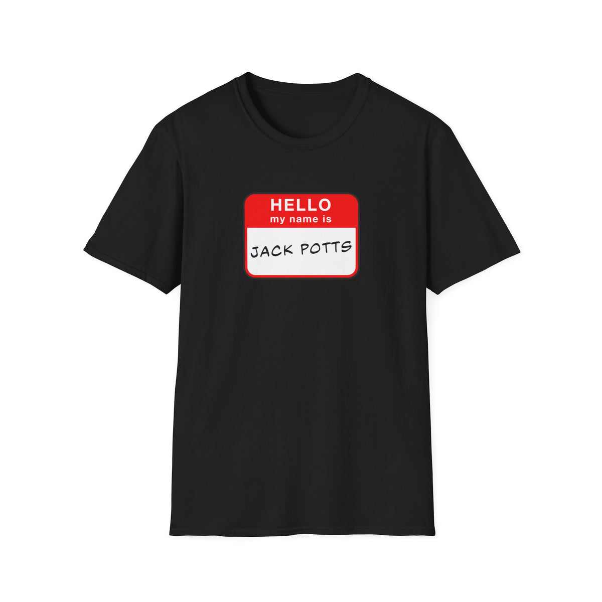 Jack Potts Name Tag T-Shirt
