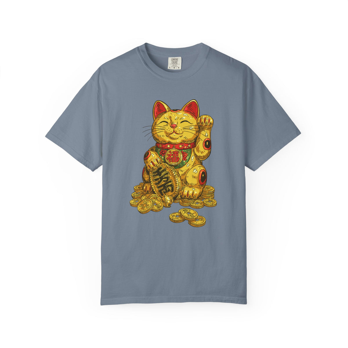 Gold Lucky Cat T-Shirt