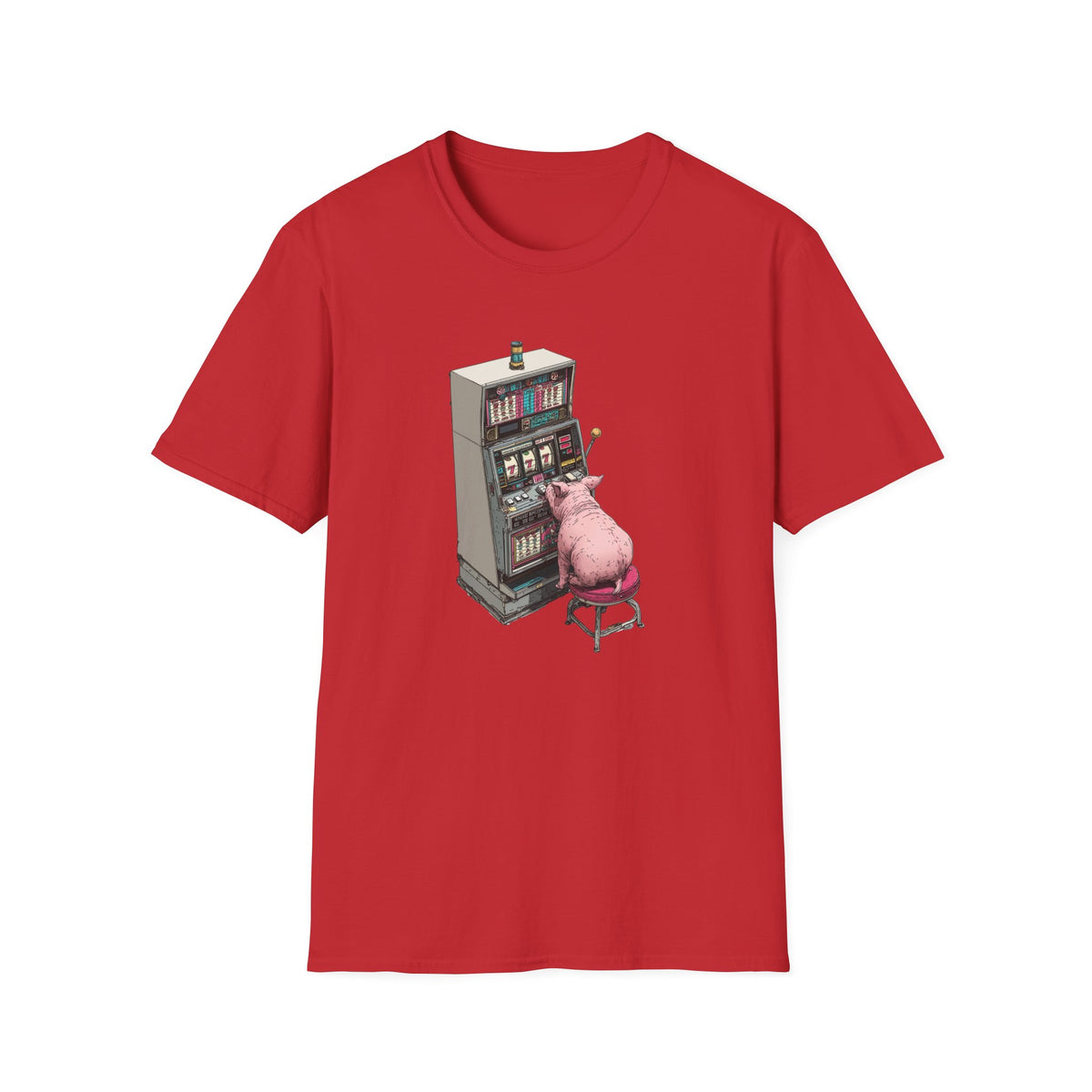 Little Pig at a Slot Machine T-Shirt