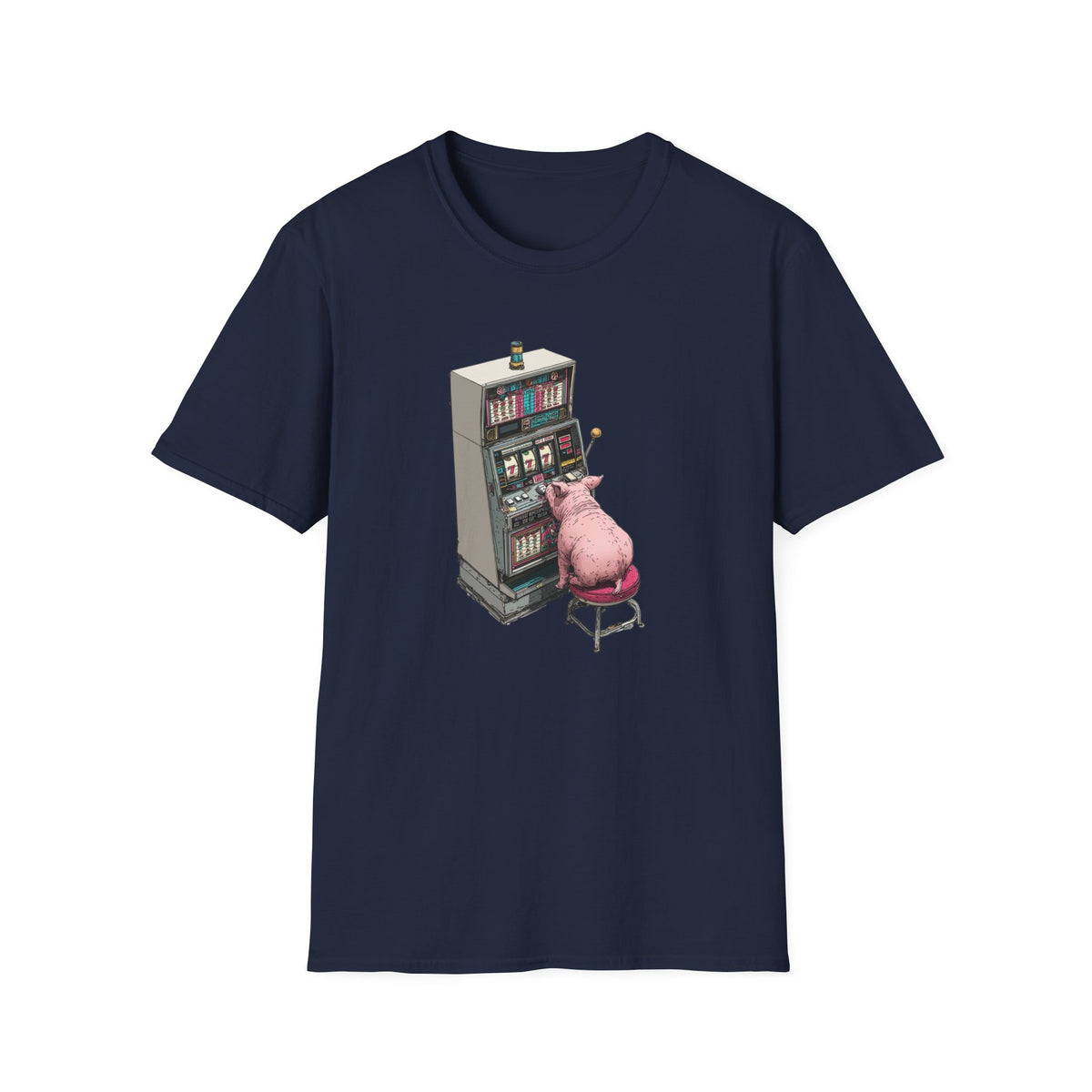 Little Pig at a Slot Machine T-Shirt