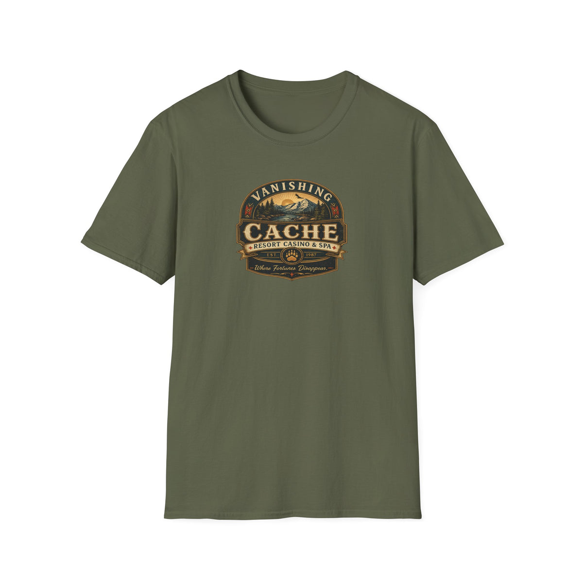 Vanishing Cache Casino T-Shirt