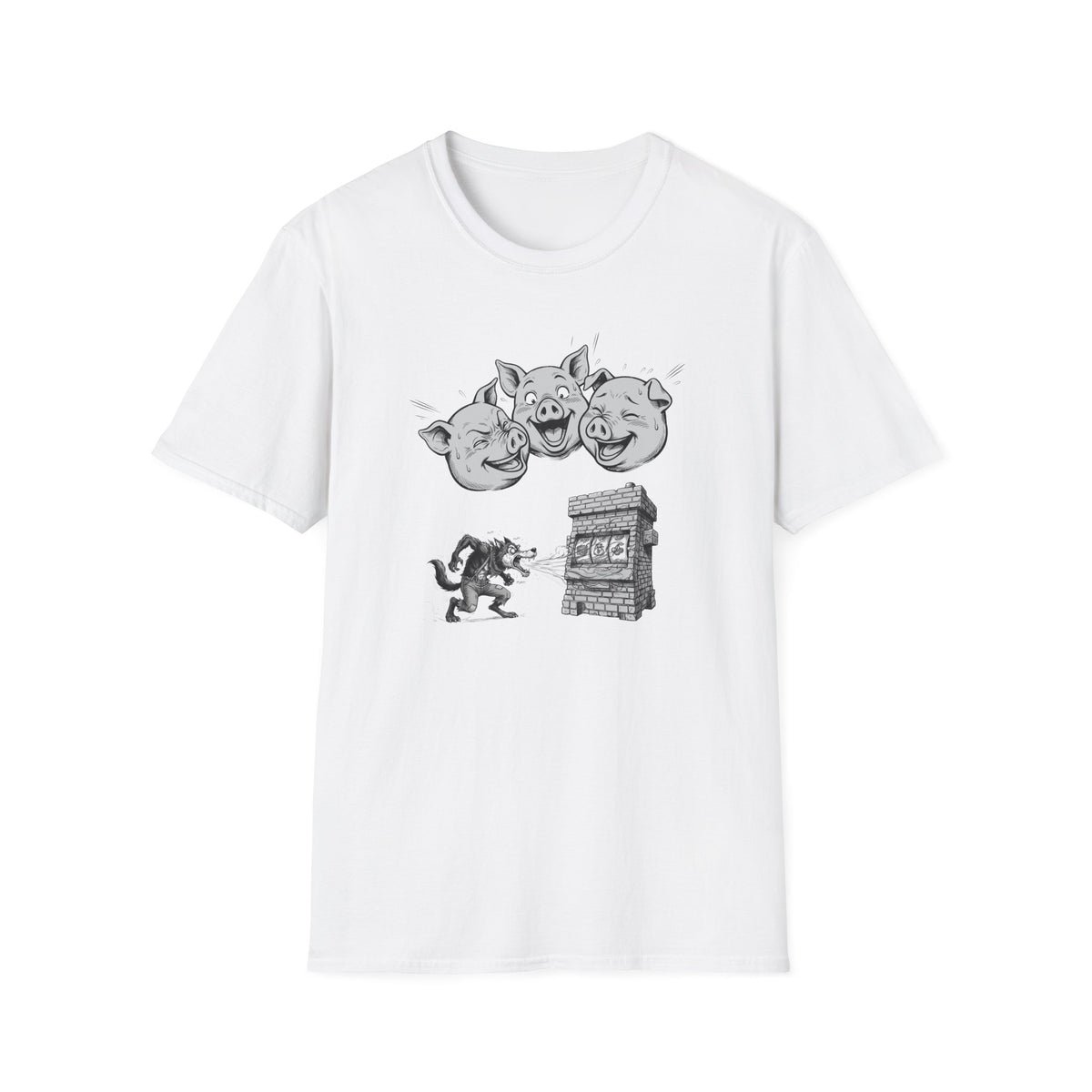 Laughing Pigs Graphic T-Shirt