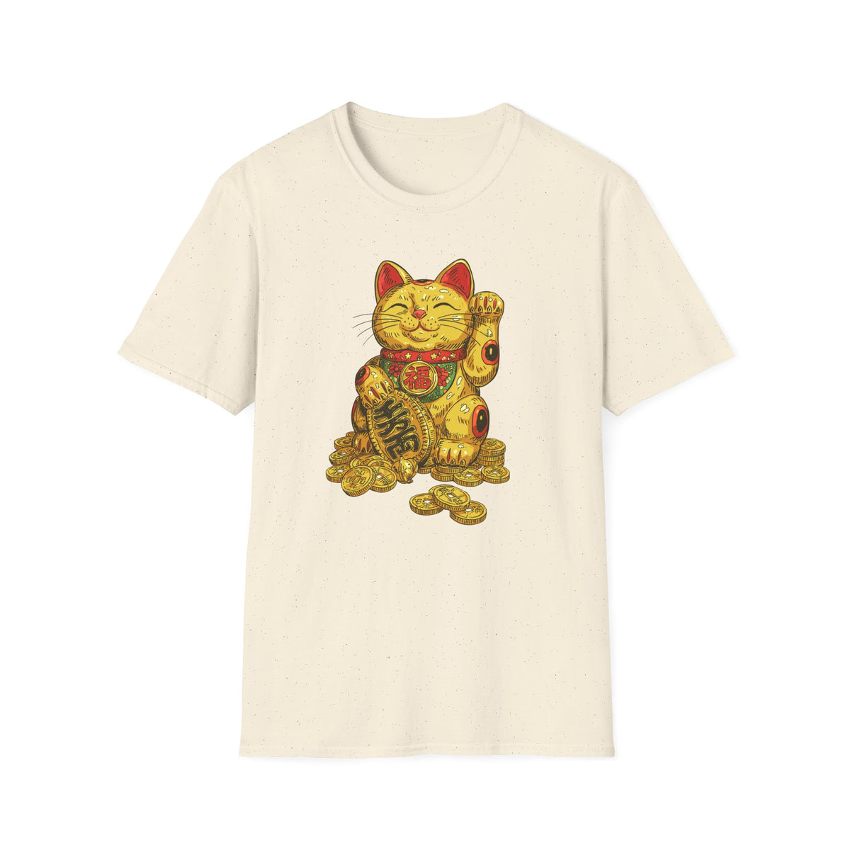 Golden Lucky Cat T-Shirt