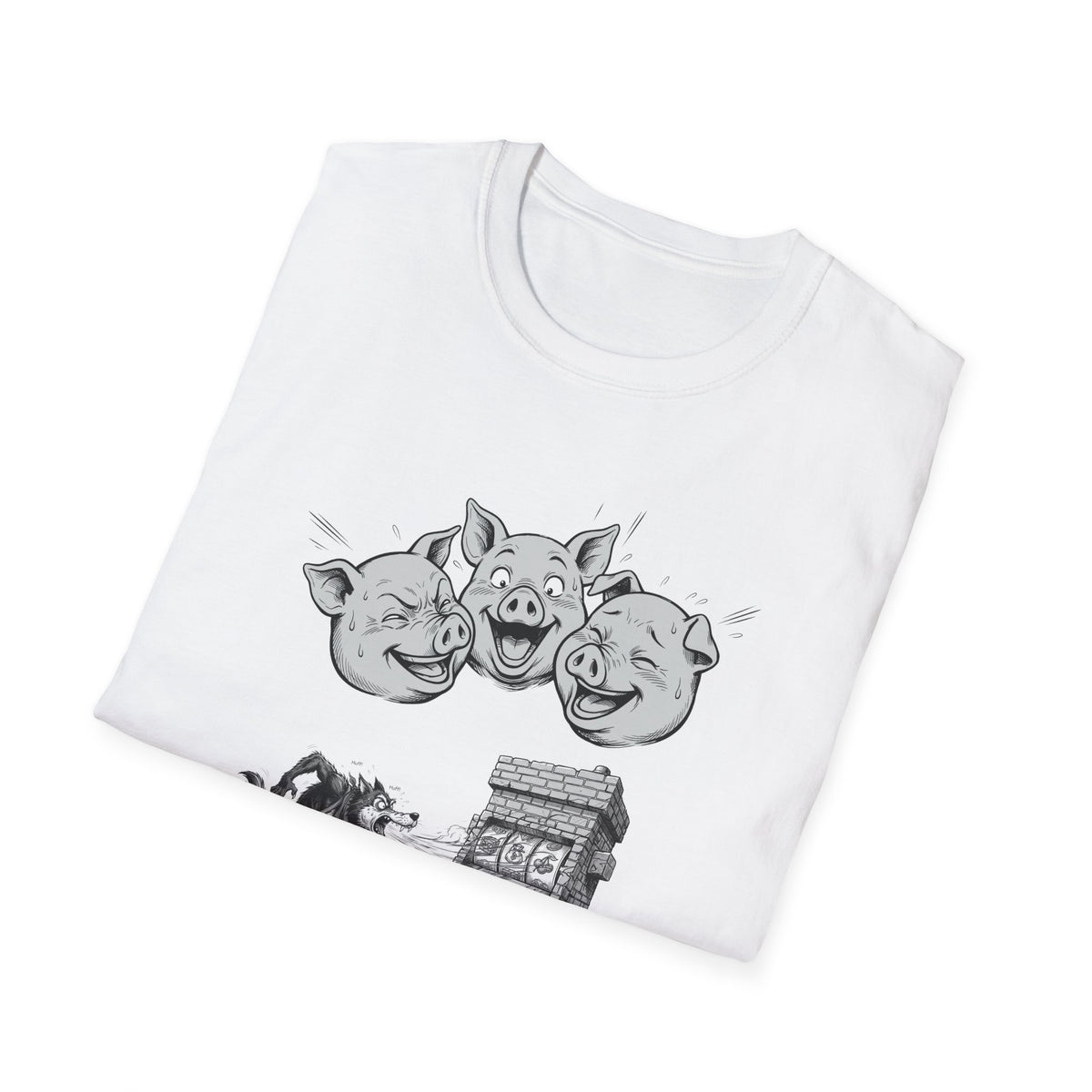 Laughing Pigs Graphic T-Shirt