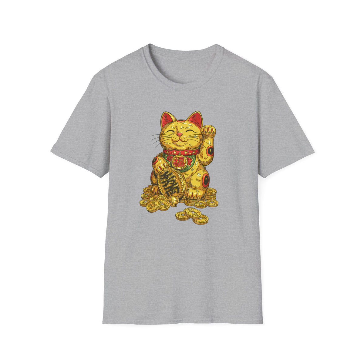 Golden Lucky Cat T-Shirt