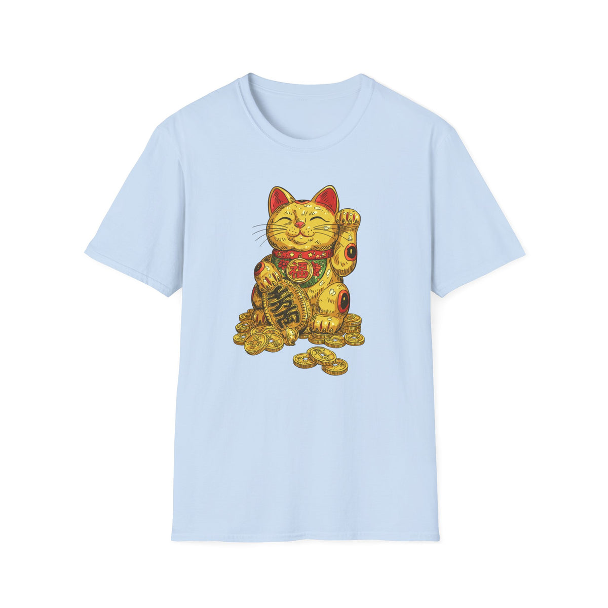 Golden Lucky Cat T-Shirt
