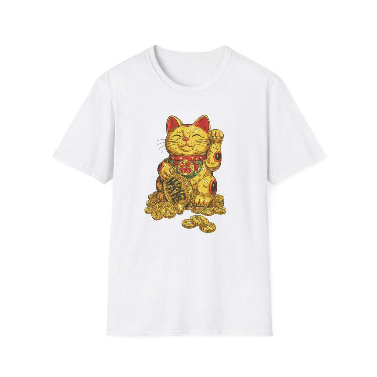 Golden Lucky Cat T-Shirt